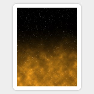 Yellow Galaxy Sticker